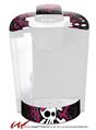 Decal Style Vinyl Skin compatible with Keurig K40 Elite Coffee Makers Girly Skull Bones (KEURIG NOT INCLUDED)