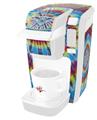 Decal Style Vinyl Skin compatible with Keurig K10 / K15 Mini Plus Coffee Makers Tie Dye Swirl 100 (KEURIG NOT INCLUDED)
