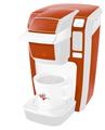 Decal Style Vinyl Skin compatible with Keurig K10 / K15 Mini Plus Coffee Makers Solids Collection Burnt Orange (KEURIG NOT INCLUDED)