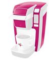 Decal Style Vinyl Skin compatible with Keurig K10 / K15 Mini Plus Coffee Makers Solids Collection Hot Pink (Fuchsia) (KEURIG NOT INCLUDED)