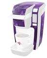 Decal Style Vinyl Skin compatible with Keurig K10 / K15 Mini Plus Coffee Makers Bokeh Butterflies Purple (KEURIG NOT INCLUDED)