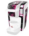 Decal Style Vinyl Skin compatible with Keurig K10 / K15 Mini Plus Coffee Makers Baja 0003 Hot Pink (KEURIG NOT INCLUDED)