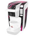 Decal Style Vinyl Skin compatible with Keurig K10 / K15 Mini Plus Coffee Makers Baja 0014 Hot Pink (KEURIG NOT INCLUDED)