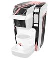 Decal Style Vinyl Skin compatible with Keurig K10 / K15 Mini Plus Coffee Makers Baja 0014 Pink (KEURIG NOT INCLUDED)