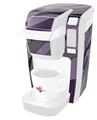 Decal Style Vinyl Skin compatible with Keurig K10 / K15 Mini Plus Coffee Makers Camouflage Purple (KEURIG NOT INCLUDED)