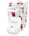 Decal Style Vinyl Skin compatible with Keurig K10 / K15 Mini Plus Coffee Makers Strawberries on White (KEURIG NOT INCLUDED)
