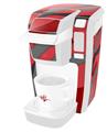 Decal Style Vinyl Skin compatible with Keurig K10 / K15 Mini Plus Coffee Makers Camouflage Red (KEURIG NOT INCLUDED)