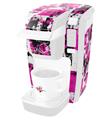 Decal Style Vinyl Skin compatible with Keurig K10 / K15 Mini Plus Coffee Makers Pink Graffiti (KEURIG NOT INCLUDED)