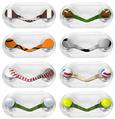 Sports 01 - 8 Decal Style Skin Accessory Set fits ReadeREST Clip (READEREST NOT INCLUDED)