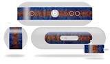 Decal Style Wrap Skin fits Beats Pill Plus Exotic Wood Waterfall Bubinga Burst Neon Blue (BEATS PILL NOT INCLUDED)