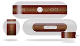 Decal Style Wrap Skin fits Beats Pill Plus Exotic Wood Pommele Sapele Burst Fire Red (BEATS PILL NOT INCLUDED)