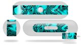 Decal Style Wrap Skin compatible with Beats Pill Plus Liquid Metal Chrome Neon Teal (BEATS PILL NOT INCLUDED)