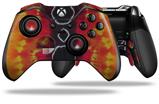 Tie Dye Spine 100 - Decal Style Skin fits Microsoft XBOX One ELITE Wireless Controller