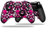 Pink Skulls and Stars - Decal Style Skin fits Microsoft XBOX One ELITE Wireless Controller