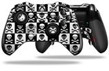 Skull Checkerboard - Decal Style Skin fits Microsoft XBOX One ELITE Wireless Controller