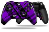 Purple Plaid - Decal Style Skin fits Microsoft XBOX One ELITE Wireless Controller