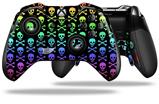 Skull and Crossbones Rainbow - Decal Style Skin fits Microsoft XBOX One ELITE Wireless Controller