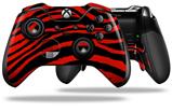 Zebra Red - Decal Style Skin fits Microsoft XBOX One ELITE Wireless Controller