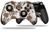 Flowers Pattern Roses 20 - Decal Style Skin fits Microsoft XBOX One ELITE Wireless Controller