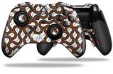 Locknodes 01 Burnt Orange - Decal Style Skin fits Microsoft XBOX One ELITE Wireless Controller