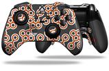 Locknodes 02 Burnt Orange - Decal Style Skin fits Microsoft XBOX One ELITE Wireless Controller