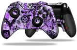 Scene Kid Sketches Purple - Decal Style Skin fits Microsoft XBOX One ELITE Wireless Controller