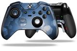 Bokeh Hex Blue - Decal Style Skin fits Microsoft XBOX One ELITE Wireless Controller