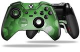 Bokeh Hex Green - Decal Style Skin fits Microsoft XBOX One ELITE Wireless Controller