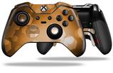 Bokeh Hex Orange - Decal Style Skin fits Microsoft XBOX One ELITE Wireless Controller