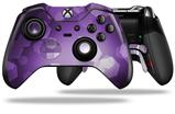 Bokeh Hex Purple - Decal Style Skin fits Microsoft XBOX One ELITE Wireless Controller