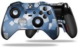 Bokeh Squared Blue - Decal Style Skin fits Microsoft XBOX One ELITE Wireless Controller