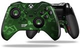 Bokeh Music Green - Decal Style Skin fits Microsoft XBOX One ELITE Wireless Controller