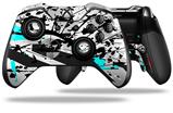 Baja 0018 Neon Teal - Decal Style Skin fits Microsoft XBOX One ELITE Wireless Controller