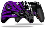 Baja 0040 Purple - Decal Style Skin fits Microsoft XBOX One ELITE Wireless Controller