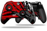 Baja 0040 Red - Decal Style Skin fits Microsoft XBOX One ELITE Wireless Controller