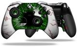 Eyeball Green Dark - Decal Style Skin fits Microsoft XBOX One ELITE Wireless Controller