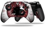 Eyeball Red - Decal Style Skin fits Microsoft XBOX One ELITE Wireless Controller
