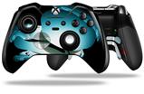 Silently-2 - Decal Style Skin fits Microsoft XBOX One ELITE Wireless Controller