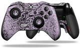 Folder Doodles Lavender - Decal Style Skin fits Microsoft XBOX One ELITE Wireless Controller