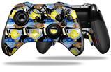 Tropical Fish 01 Black - Decal Style Skin fits Microsoft XBOX One ELITE Wireless Controller