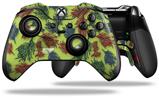 Floating Coral Sage Green - Decal Style Skin fits Microsoft XBOX One ELITE Wireless Controller