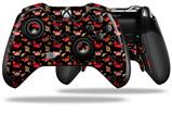 Crabs and Shells Black - Decal Style Skin fits Microsoft XBOX One ELITE Wireless Controller