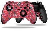 Seahorses and Shells Coral - Decal Style Skin fits Microsoft XBOX One ELITE Wireless Controller