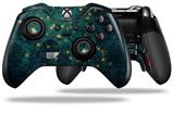 Green Starry Night - Decal Style Skin fits Microsoft XBOX One ELITE Wireless Controller