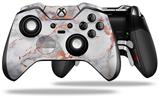 Rose Gold Gilded Grey Marble - Decal Style Skin fits Microsoft XBOX One ELITE Wireless Controller