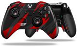 Jagged Camo Red - Decal Style Skin fits Microsoft XBOX One ELITE Wireless Controller