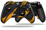 Jagged Camo Orange - Decal Style Skin fits Microsoft XBOX One ELITE Wireless Controller