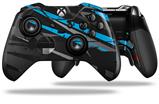 Baja 0014 Blue Medium - Decal Style Skin fits Microsoft XBOX One ELITE Wireless Controller