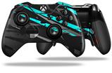 Baja 0014 Neon Teal - Decal Style Skin fits Microsoft XBOX One ELITE Wireless Controller