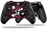 Girly Skull Bones - Decal Style Skin fits Microsoft XBOX One ELITE Wireless Controller